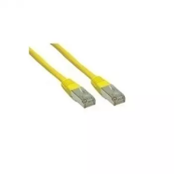 Kabel sieciowy Alcasa 1m Cat6 RJ-45 S/FTP Żółty