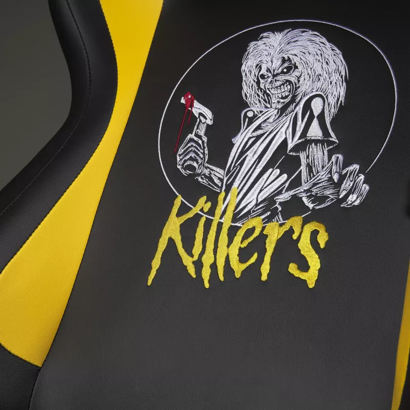 Fotel gamingowy SUBSONIC Subsonic Pro Iron Maiden Killers — ergonomiczna konstrukcja, regulowana wysokość