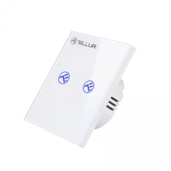 Inteligentny przełącznik WiFi Tellur SS2N — 2-portowy, łączna moc 1800 W, 10 A na kanał