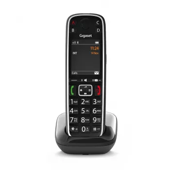 Gigaset E720 Telefon analogowy/DECT z identyfikacją rozmówcy Czarny