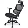 Fotel biurowy Sharkoon OfficePal C40 — czarny, ergonomiczny design, regulowana wysokość