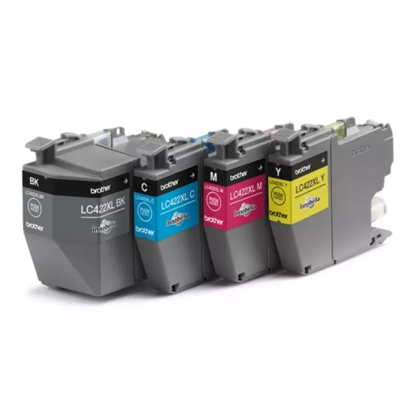 Brata LC422XLVALDR tusz 4 szt. Oryginalny Wysoka wydajność (XL) Czarny, Cyjan, magenta, Żółty