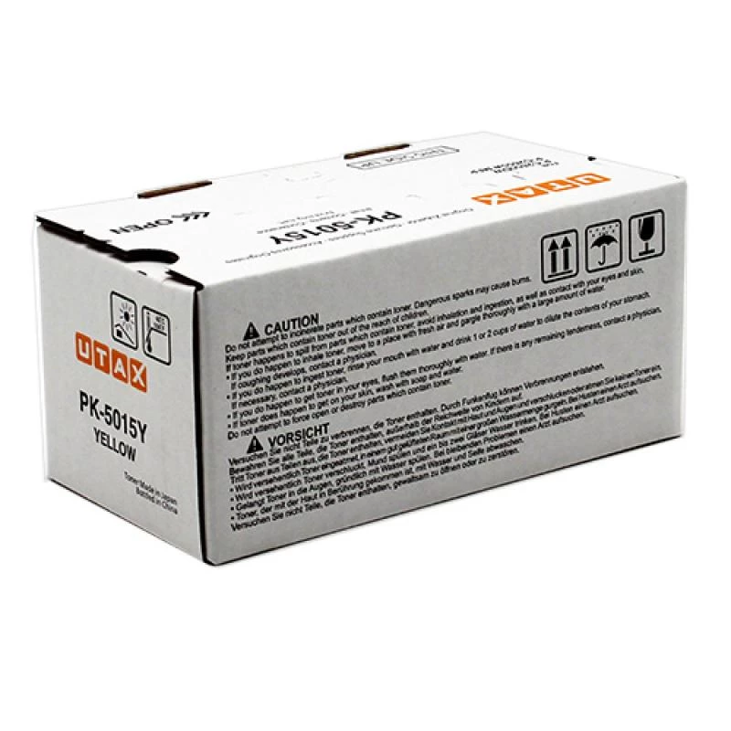 Utax 1T02R7AUT0/PK-5015Y zestaw tonerowy żółty, wydajność 3 tys. stron ISO/IEC 19752...