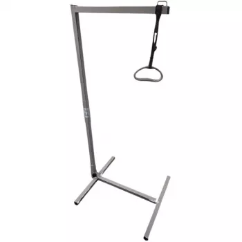 Słupek przyłóżkowy MDH LIFT SQUARE POLE regulowana wysokość, stal, jasnoszary, wysokość 1720 mm, głębokość 830 mm, szerokość 750 mm