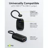 Powerbank 5.000 mAh, zintegrowany kabel USB-C 13 cm, 20 W (czarny, 5 Ah, 1x USB-A, 1x USB-C, PD, QC)