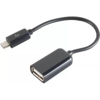 Adapter USB OTG do smartfona ShiverPeaks 33904 — adapter OTG do urządzeń mobilnych