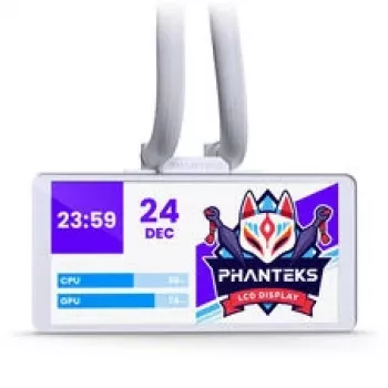 Phanteks Glacier One 360M25 LCD AiO-Liquid Cooling, 6-calowy wyświetlacz - 360 mm, biały