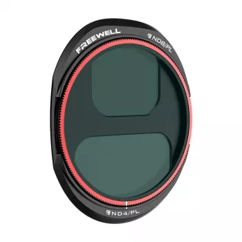 Hybrydowy filtr ND8/PL Freewell do DJI Mavic 4 Pro — neutralny szary 3-stopniowy z polaryzatorem kołowym