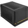 SilverStone SUGO SG14B - obudowa typu tower - Mini-DTX - bez zasilacza (ATX / PS/2) - czarna - USB/audio (SST-SG14B)