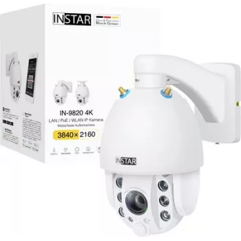 Kamera IP Instar IN-9820 4K Biała — rozdzielczość 4K, noktowizja, detekcja ruchu