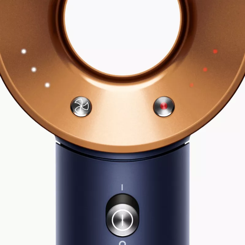 Dyson Supersonic Straight+Wavy HD07 suszarka do włosów, błękit pruski / miedź (113277-01)