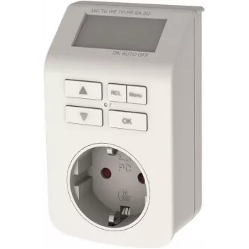 Bachmann Cyfrowy wyłącznik czasowy - Automatyczny wyłącznik sieciowy - 230 V AC - 3680 Wat