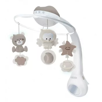3in1 music projector carousel beige