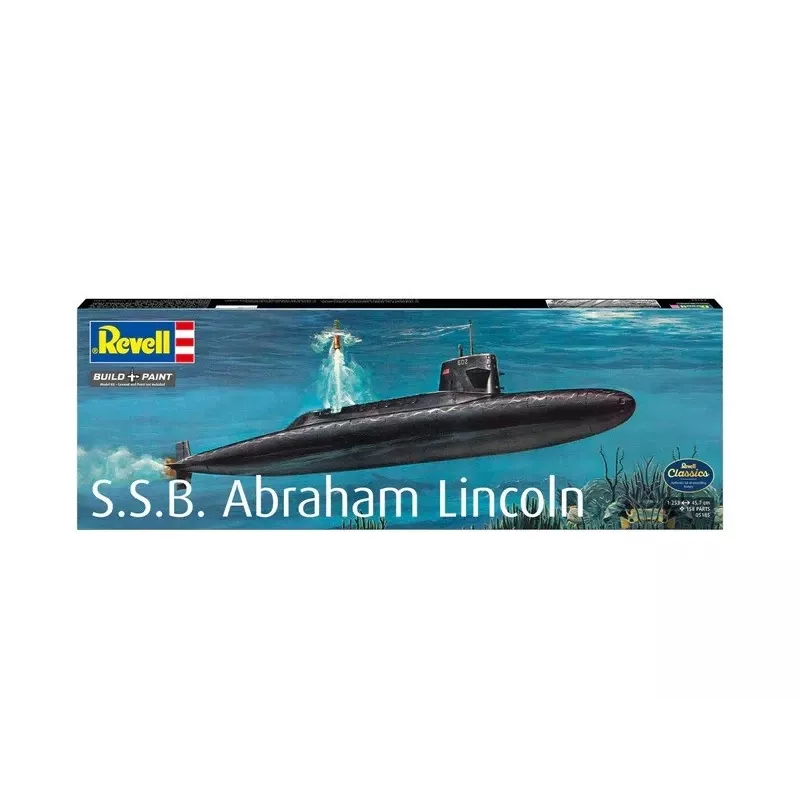Plastikowy model statku REVELL S.S.B. Abraham Lincoln zestaw do sklejania w skali 1/253