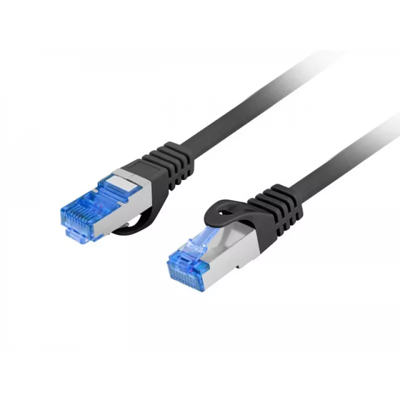 Kabel sieciowy LANBERG PCF6A-10CC-2000-BK Cat6a S/FTP RJ-45 20 m Czarny
