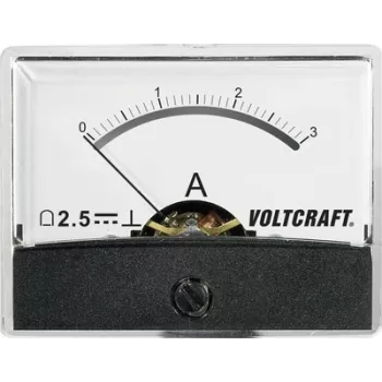 Voltcraft AM-60X46/3A/DC przyrząd pomiarowy instalacyjny AM-60X46/3A/DC 3 A miernik magnetoelektryczny (AM-60X46/3A/DC)