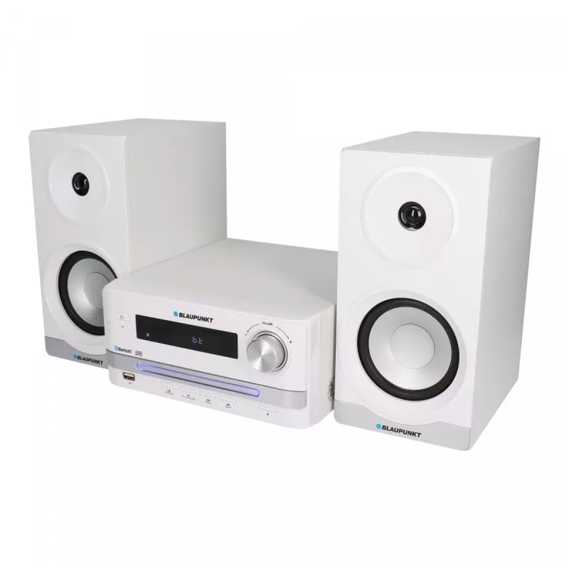 Mikrosystem audio do domu BLAUPUNKT MS16BT 15 W, CD/USB/MP3, Bluetooth, FM RDS, Biały