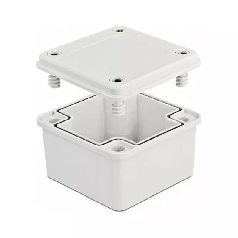 Obudowa instalacyjna DeLOCK IP65 wodoszczelna 96 x 96 x 60 mm szara