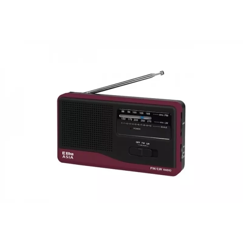 Przenośne radio Eltra Asia Czarny — model kompaktowy odbiornik AM/FM