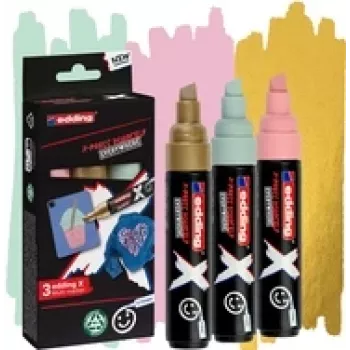 Zestaw markerów Edding Multimarker 4-6900-3-2 — 3 szt., końcówka 2,0–10,0 mm, różne kolory