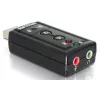 DeLOCK USB Sound Adapter 7.1 - Karta dźwiękowa - Stereo - USB (61645)