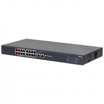 Przełącznik sieciowy Dahua Technology SG4020LP zarządzalny L2 Gigabit Ethernet (10/100/1000) Power over Ethernet (PoE) Czarny