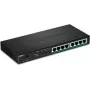 TRENDnet TPE TG83 - Przełącznik - 8 x 10/100/1000 (PoE+) - Biurkowy, do montażu na ścianie - PoE+ (65 W)