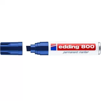Marker permanentny Edding 800 ze stożkową końcówką niebieski