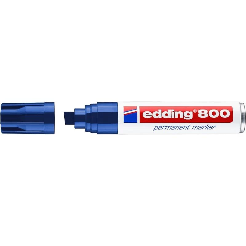 Marker permanentny Edding 800 ze stożkową końcówką niebieski
