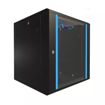 Szafa rack naścienna Extralink Rackmount cabinet 12U 600x600 Czarna