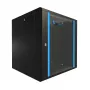Szafa rack naścienna Extralink Rackmount cabinet 12U 600x600 Czarna