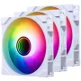 PHANTEKS M25 Gen2 PWM D-RGB 140 mm Reverse Blade 3-pack - biały