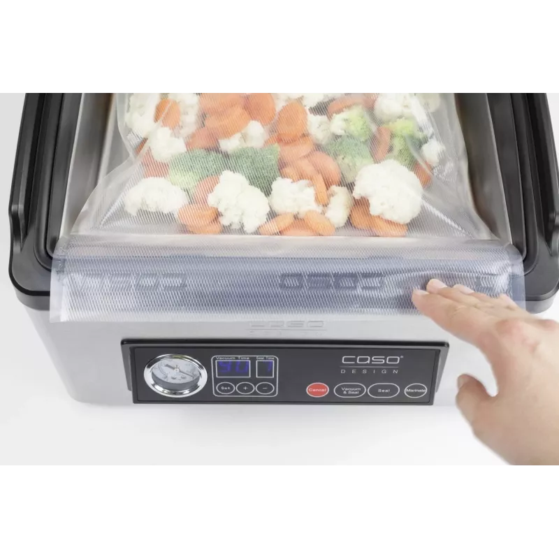 Pakowarka próżniowa Caso VacuChef 70 Power 350 W stal nierdzewna — urządzenie do pakowania próżniowego