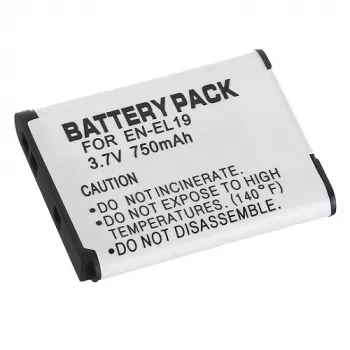 Akumulator do aparatu Extra Digital EN-EL19 3,7 V 1050 mAh do kompatybilnych aparatów Nikon