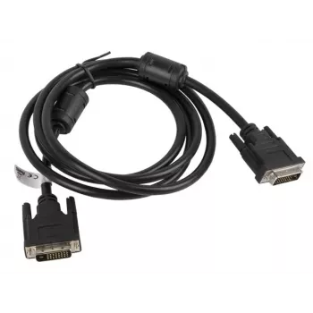 Kabel DVI Lanberg CA-DVID-10CC-0018-BK 1.8 m Czarny