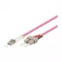 Kabel światłowodowy Alcasa LW-805LS4 5m LC SC fioletowy
