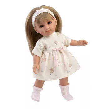Lalka Llorens Elena 35 cm — realistyczne cechy, miękkie ciało