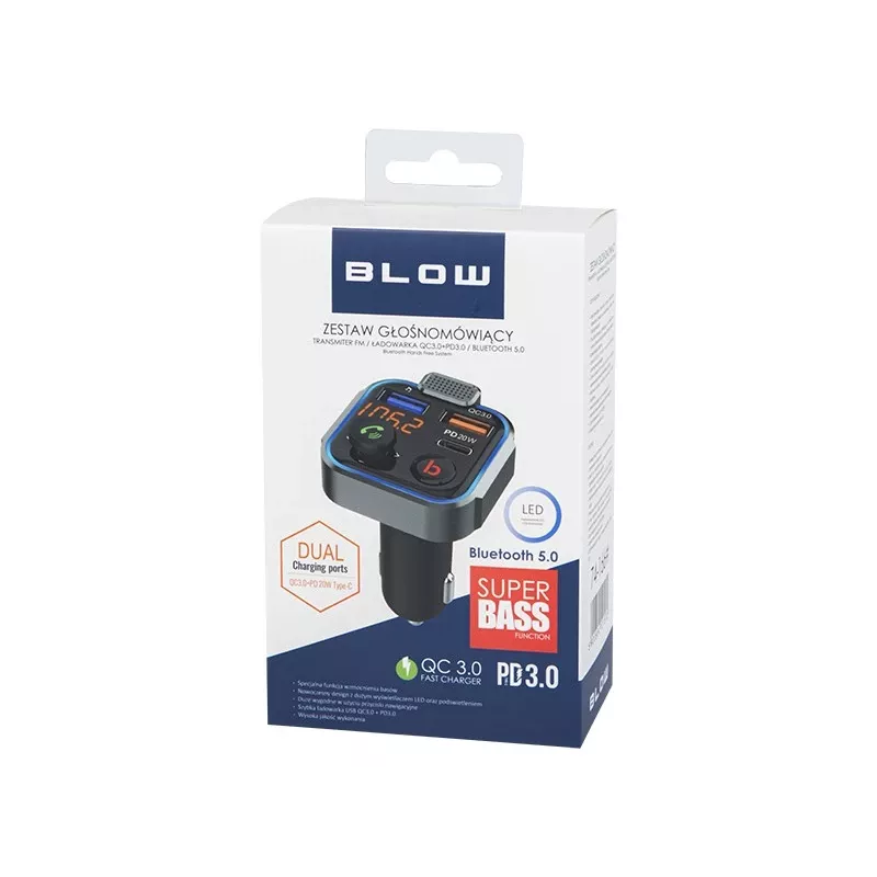Nadajnik FM BLOW 74-166# Bluetooth 87,5 - 108 MHz