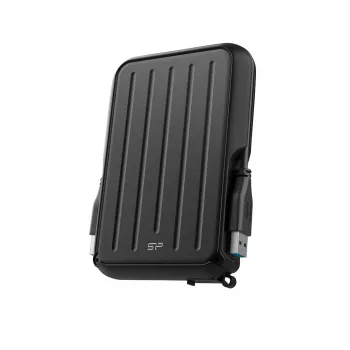 Zewnętrzny dysk twardy Silicon Power 5 TB USB 3.2 Gen 1 (Type-A) A66, Czarny, Odporny na wstrząsy