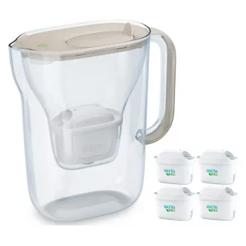 Dzbanek filtrujący wodę BRITA Style Essential 2,4 l z 4 wkładami piaskowymi