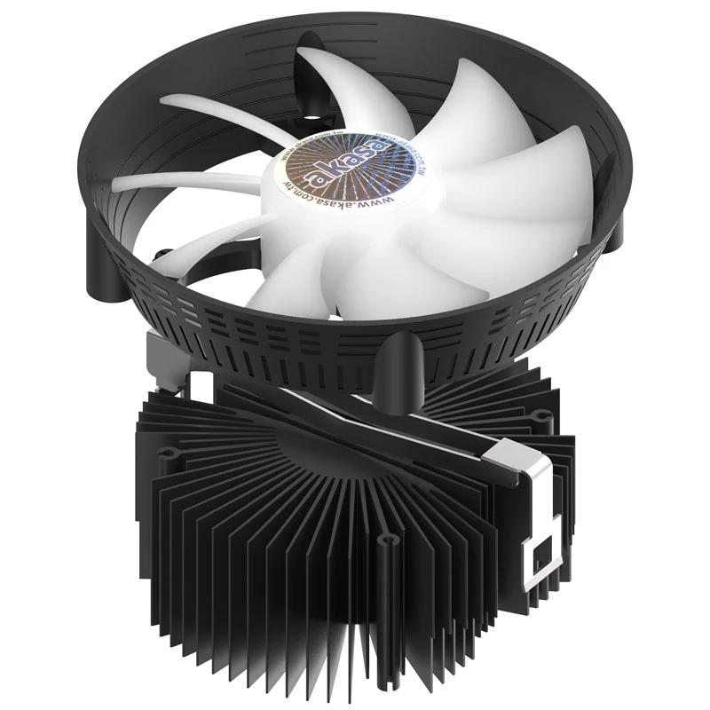 Cooler Akasa Vegas Chroma AM Procesor 12 cm Czarny Biały