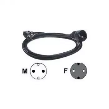 Kabel zasilający Bachmann 341.185 Czarny 3 m