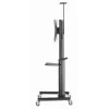Wolnostojący stojak pod telewizor Gembird TVS-70T-02 do ekranów 37–70 cali, maks. 70 kg, VESA 200x200–600x400, regulacja pochylenia ±5°/−12°, regulowana wysokość, kółka jezdne, zarządzanie kablami