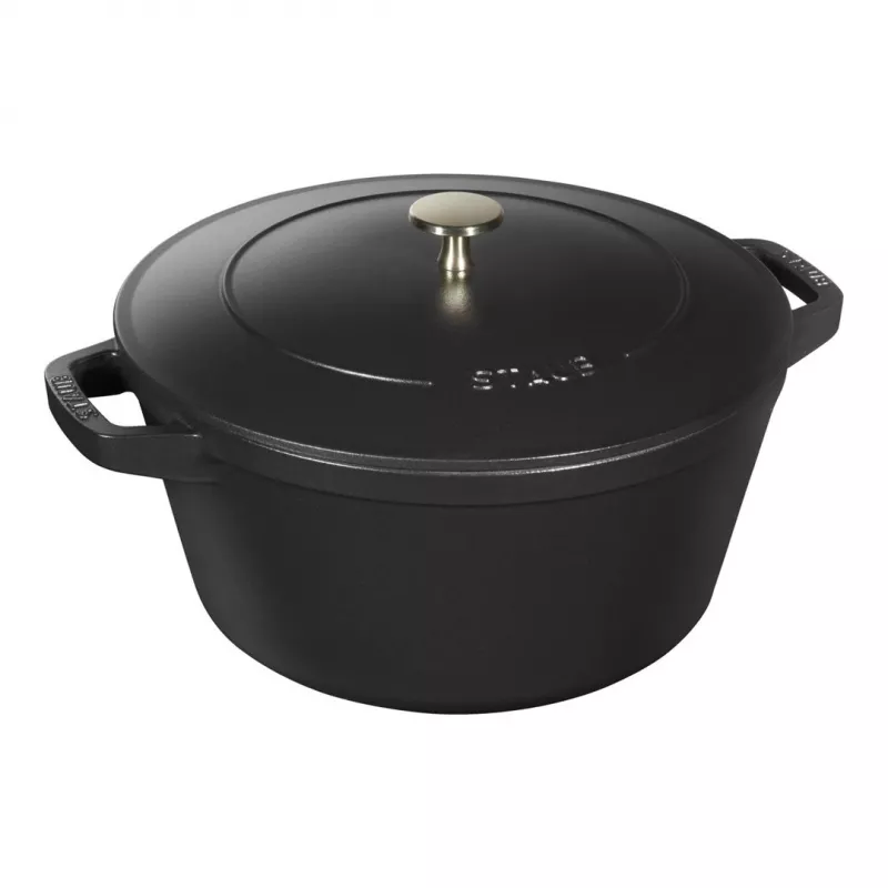 Staub La Cocotte 4,2 L okrągłe żeliwne naczynie do zapiekania