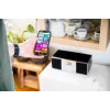 Głośnik podłogowy JVC RD-E874B Bluetooth 20W Czarny Srebrny – stacjonarny system audio