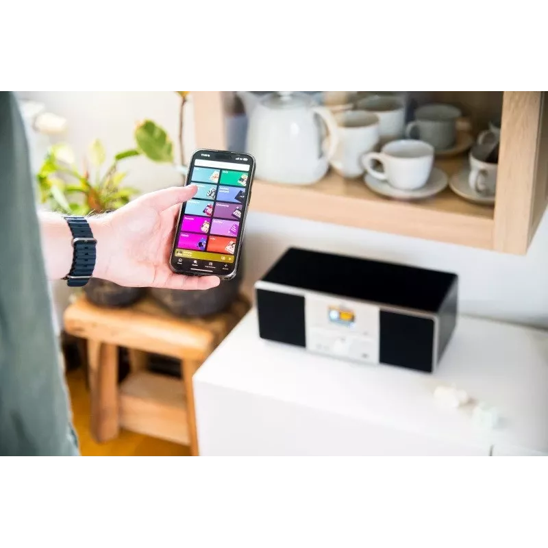 Głośnik podłogowy JVC RD-E874B Bluetooth 20W Czarny Srebrny – stacjonarny system audio