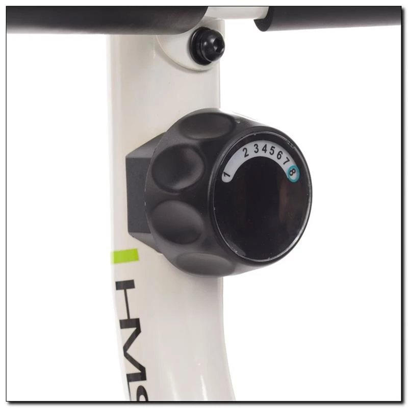 Poziomy rower magnetyczny biało-zielony HMS R9259