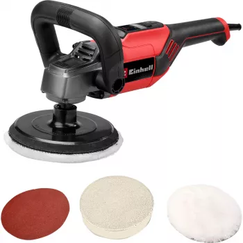 Polerka EINHELL CC-PO 1100/150 CE 1100 W, 500–3500 RPM, pad 150 mm