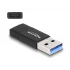 DeLOCK 60001 adapter USB A USB C czarny