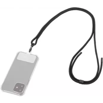 Mobilis Lanyard, Uniwersalny pasek na szyję, regulowana długość, w zestawie haczyk i mocowanie, maksymalne obciążenie: 5 kg (001340)